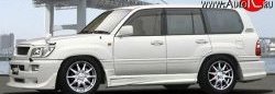 18 449 р. Пороги накладки JAOS Style Lexus LX470 J100 дорестайлинг (1998-2002) (Неокрашенные)  с доставкой в г. Тольятти. Увеличить фотографию 2