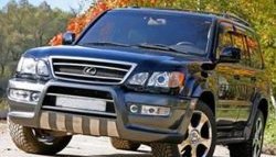 18 449 р. Передний бампер Red Aleti Lexus LX470 J100 дорестайлинг (1998-2002) (Неокрашенный)  с доставкой в г. Тольятти. Увеличить фотографию 2