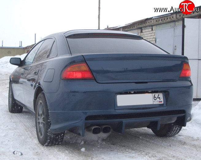 6 899 р. Накладка заднего бампера M-VRS Mazda 323 BA дорестайлинг седан (1994-1996) (Неокрашенная)  с доставкой в г. Тольятти