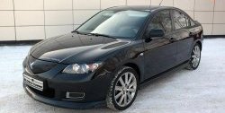 4 599 р. Пороги накладки Global-Tuning Mazda 3/Axela BK дорестайлинг седан (2003-2006) (Неокрашенные)  с доставкой в г. Тольятти. Увеличить фотографию 2