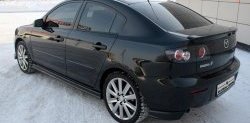 Комплект накладок на задний бампер Global-Tuning Mazda 3/Axela BK дорестайлинг седан (2003-2006)