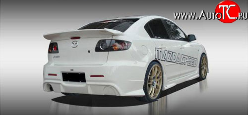 12 199 р. Спойлер Mazda-Speed Mazda 3/Axela BK дорестайлинг седан (2003-2006) (Неокрашенный)  с доставкой в г. Тольятти