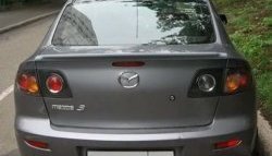 3 099 р. Спойлер Style Mazda 3/Axela BK дорестайлинг седан (2003-2006) (Неокрашенный)  с доставкой в г. Тольятти. Увеличить фотографию 3