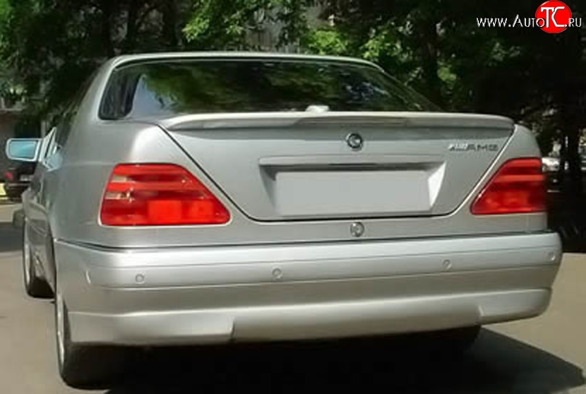 11 399 р. Накладка заднего бампера AMG Mercedes-Benz S class W140 Купе (1991-1998) (Неокрашенная)  с доставкой в г. Тольятти