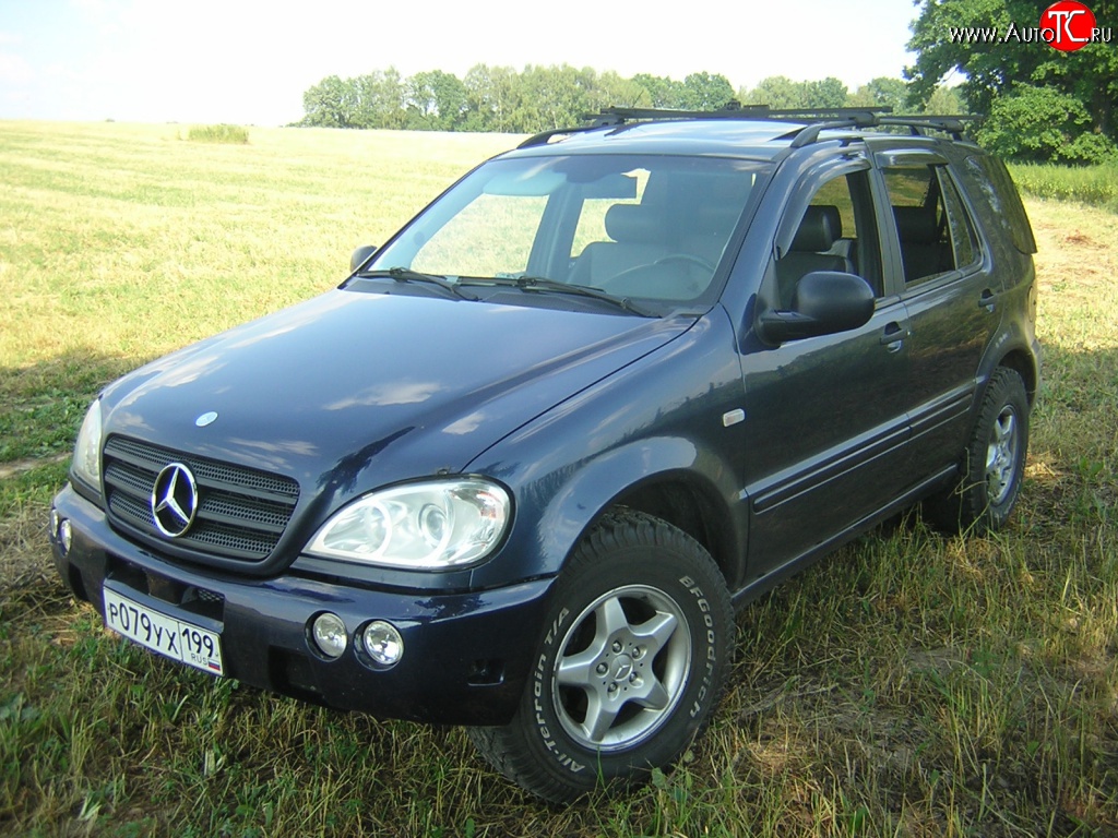 5 199 р. Передний бампер MT Mercedes-Benz ML class W163 дорестайлинг (1997-2001) (Неокрашенный)  с доставкой в г. Тольятти