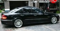 2 799 р. Козырёк AMG на заднее лобовое стекло автомобиля  Mercedes-Benz E-Class  W211 (2002-2009) дорестайлинг седан, рестайлинг седан (Неокрашенный)  с доставкой в г. Тольятти. Увеличить фотографию 3