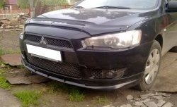 Накладка переднего бампера Elegance Mitsubishi Lancer 10 CY хэтчбэк дорестайлинг (2007-2010)