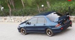 5 399 р. Накладка заднего бампера Sport 2.0 Mitsubishi Lancer 9 2-ой рестайлинг седан (2005-2009) (Неокрашенная)  с доставкой в г. Тольятти. Увеличить фотографию 2