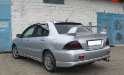 8 299 р. Спойлер в стиле Evo var №2 (средний) Mitsubishi Lancer 9 2-ой рестайлинг седан (2005-2009) (Неокрашенный)  с доставкой в г. Тольятти. Увеличить фотографию 3