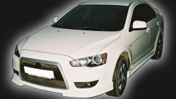 4 999 р. Накладка на решётку радиатора GT Dynamics Mitsubishi Lancer 10 CY хэтчбэк дорестайлинг (2007-2010) (Неокрашенная)  с доставкой в г. Тольятти. Увеличить фотографию 2