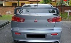 5 249 р. Накладка Zodiak V2 на задний бампер  Mitsubishi Lancer  10 CY (2007-2017) седан дорестайлинг, седан рестайлинг (Неокрашенная)  с доставкой в г. Тольятти. Увеличить фотографию 3