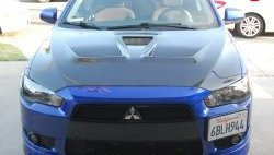 31 799 р. Пластиковый капот Evo Mitsubishi Lancer 10 CY хэтчбэк дорестайлинг (2007-2010) (Неокрашенный)  с доставкой в г. Тольятти. Увеличить фотографию 10