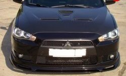 Пластиковый капот Evo Mitsubishi (Митсубиси) Lancer (Лансер)  10 CY (2007-2017) 10 CY седан дорестайлинг, хэтчбэк дорестайлинг, седан рестайлинг, хэтчбек 5 дв рестайлинг