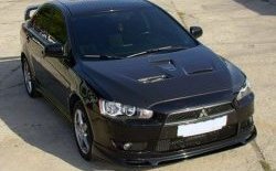 31 799 р. Пластиковый капот Evo Mitsubishi Lancer 10 CY хэтчбэк дорестайлинг (2007-2010) (Неокрашенный)  с доставкой в г. Тольятти. Увеличить фотографию 6