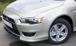 899 р. Вставка переднего бампера (зубатка) Evo Mitsubishi Lancer 10 CY хэтчбэк дорестайлинг (2007-2010) (Неокрашенная)  с доставкой в г. Тольятти. Увеличить фотографию 4