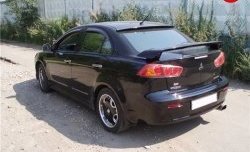 3 899 р. Козырёк на заднее лобовое стекло Sport  Mitsubishi Lancer  10 CY (2007-2017) седан дорестайлинг, седан рестайлинг (Неокрашенный)  с доставкой в г. Тольятти. Увеличить фотографию 2