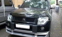 10 599 р. Накладка переднего бампера Sport Mitsubishi Pajero 4 V90 дорестайлинг (2006-2011) (Неокрашенная)  с доставкой в г. Тольятти. Увеличить фотографию 2