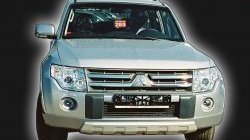 10 499 р. Накладка переднего бампера GT Dynamics Mitsubishi Pajero 4 V90 дорестайлинг (2006-2011) (Дорестайлинг, Неокрашенная)  с доставкой в г. Тольятти. Увеличить фотографию 2