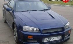 17 249 р. Пластиковый капот GTR Nissan Skyline R34 (1999-2002) (Неокрашенный)  с доставкой в г. Тольятти. Увеличить фотографию 2