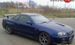 17 249 р. Пластиковый капот GTR Nissan Skyline R34 (1999-2002) (Неокрашенный)  с доставкой в г. Тольятти. Увеличить фотографию 3