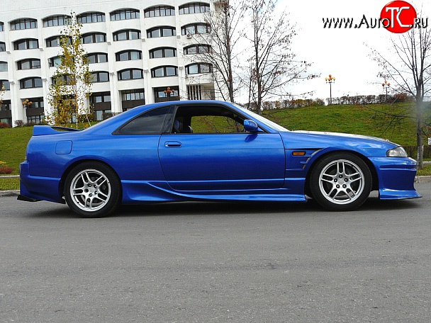 11 649 р. Пороги накладки DoLuck Nissan Skyline R33 (1993-1998) (Неокрашенные)  с доставкой в г. Тольятти