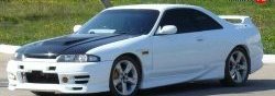 10 549 р. Пороги накладки Drift style Nissan Skyline R33 (1993-1998) (Неокрашенные)  с доставкой в г. Тольятти. Увеличить фотографию 4