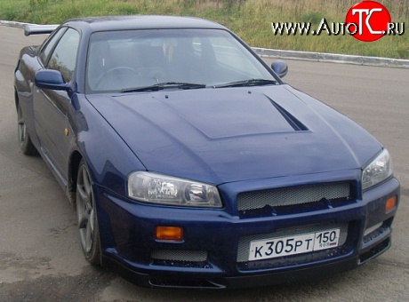 10 549 р. Передний бампер GTR Nissan Skyline R34 (1999-2002) (Неокрашенный)  с доставкой в г. Тольятти