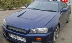 10 549 р. Передний бампер GTR Nissan Skyline R34 (1999-2002) (Неокрашенный)  с доставкой в г. Тольятти. Увеличить фотографию 2