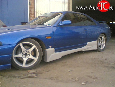 9 549 р. Пороги накладки GTR Nissan Skyline R33 (1993-1998) (Неокрашенные)  с доставкой в г. Тольятти