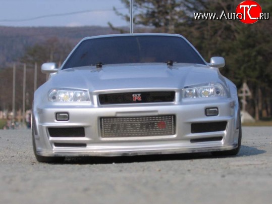 10 549 р. Передний бампер Nismo Nissan Skyline R34 (1999-2002) (Неокрашенный)  с доставкой в г. Тольятти