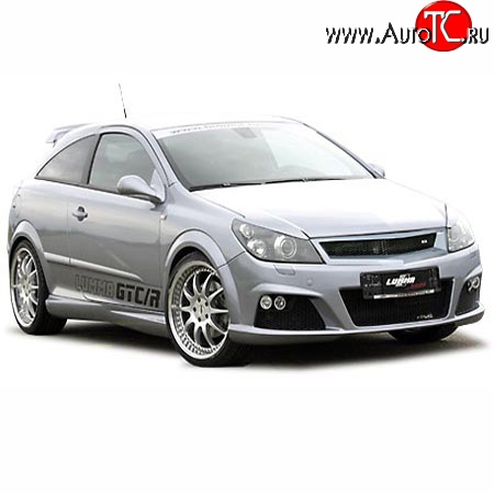 2 499 р. Решётка радиатора Lumma 2 Opel Astra H GTC хэтчбек 3 дв. дорестайлинг (2004-2006) (Неокрашенная)  с доставкой в г. Тольятти