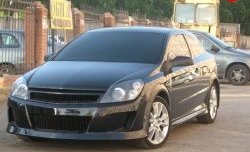 3 299 р. Решётка радиатора DM-Style Opel Astra H GTC хэтчбек 3 дв. дорестайлинг (2004-2006) (Без сетки, Неокрашенная)  с доставкой в г. Тольятти. Увеличить фотографию 2