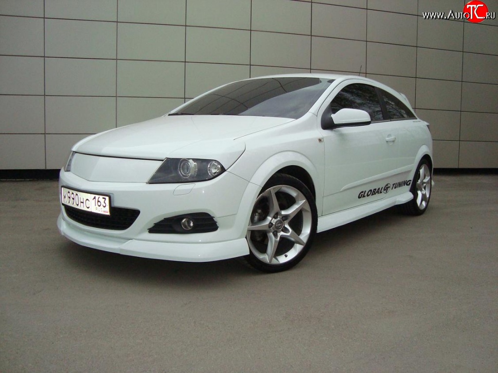 4 499 р. Глухая решётка радиатора Global Tuning  Opel Astra  H GTC (2004-2011) хэтчбек 3 дв. дорестайлинг, хэтчбек 3 дв. рестайлинг (Неокрашенная)  с доставкой в г. Тольятти