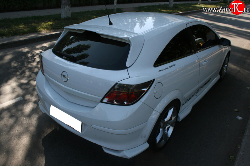 1 299 р. Комплект накладок задних фонарей Global Tuning  Opel Astra  H GTC (2004-2011) хэтчбек 3 дв. дорестайлинг, хэтчбек 3 дв. рестайлинг (Неокрашенные)  с доставкой в г. Тольятти