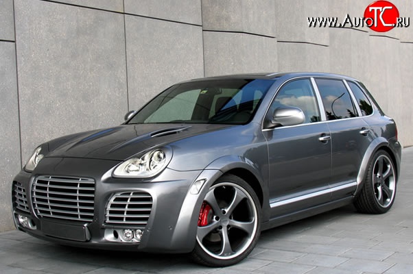 30 699 р. Передний бампер Techart Magnum I Porsche Cayenne 955 (2002-2006) (Неокрашенный)  с доставкой в г. Тольятти