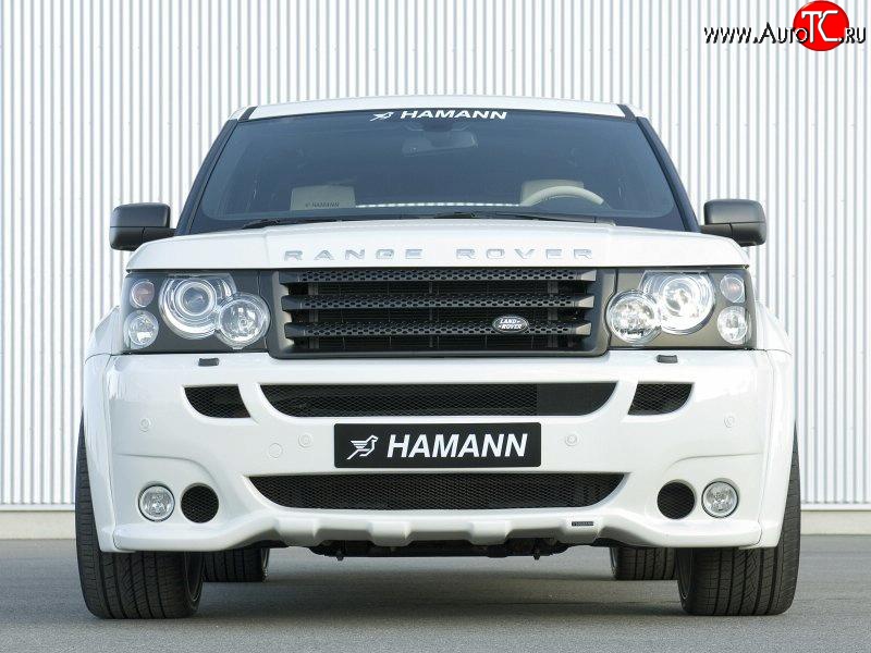 34 999 р. Передний бампер HAMMAN  Land Rover Range Rover Sport  1 L320 (2005-2009) дорестайлинг (Неокрашенный)  с доставкой в г. Тольятти