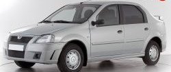 4 249 р. Передний бампер Классик 2 Renault Logan 1 дорестайлинг (2004-2010) (Неокрашенный)  с доставкой в г. Тольятти. Увеличить фотографию 2