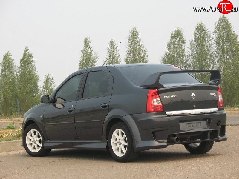 6 499 р. Спойлер Power DM 2 Renault Logan 1 рестайлинг (2010-2016) (Неокрашенный)  с доставкой в г. Тольятти