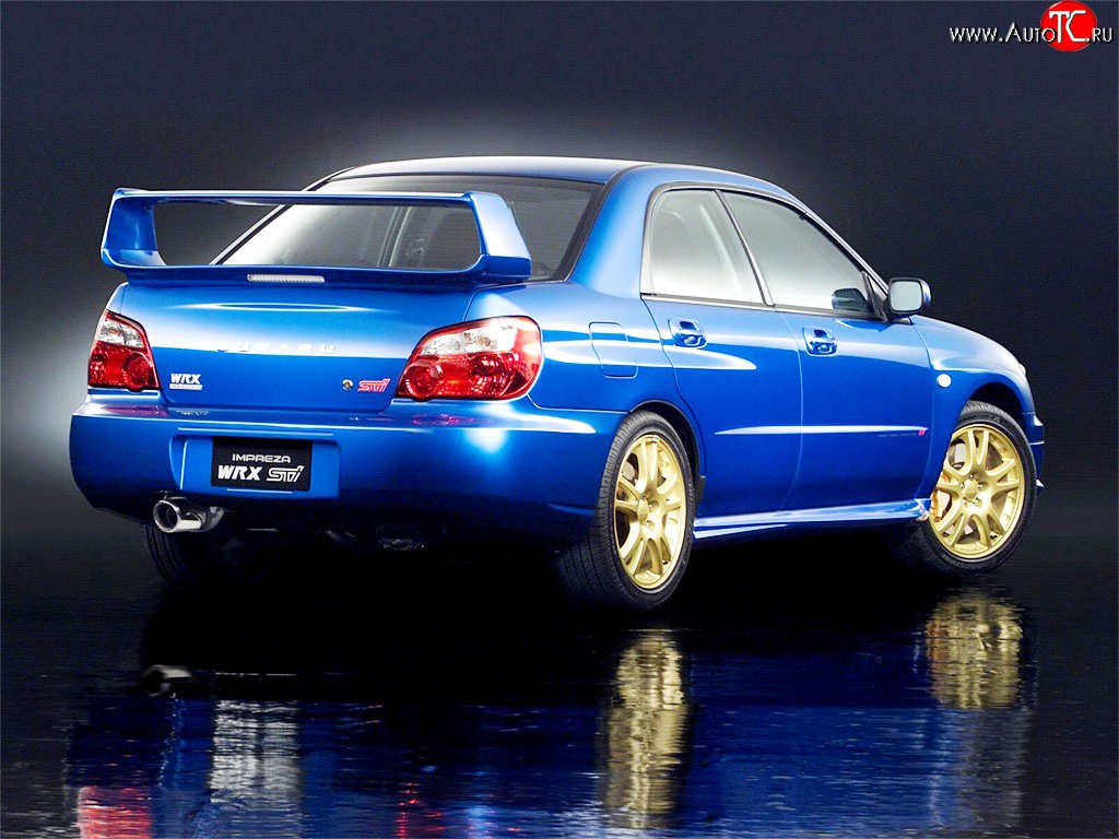 6 599 р. Спойлер Subaru WRX Subaru Impreza GD седан дорестайлинг (2000-2002) (Неокрашенный)  с доставкой в г. Тольятти