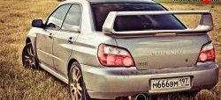 6 599 р. Спойлер Subaru WRX Subaru Impreza GD седан дорестайлинг (2000-2002) (Неокрашенный)  с доставкой в г. Тольятти. Увеличить фотографию 2