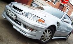 3 649 р. Накладка Concept на передний бампер Toyota Mark 2 X100 седан (1996-2000) (Неокрашенная)  с доставкой в г. Тольятти. Увеличить фотографию 3