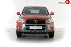 2 899 р. Накладка переднего бампера Toyota RAV4 XA305 5 дв. дорестайлинг (2005-2009) (Неокрашенная)  с доставкой в г. Тольятти. Увеличить фотографию 2