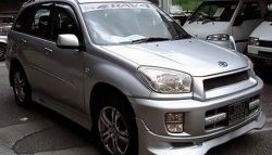 8 949 р. Накладка переднего бампера Sport Toyota RAV4 CA20 3 дв. дорестайлинг (2000-2003) (Неокрашенная)  с доставкой в г. Тольятти. Увеличить фотографию 2