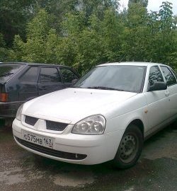 749 р. Решётка радиатора Car.t MMC Style Лада Приора 2171 универсал дорестайлинг  (2008-2014) (Неокрашенная)  с доставкой в г. Тольятти. Увеличить фотографию 2