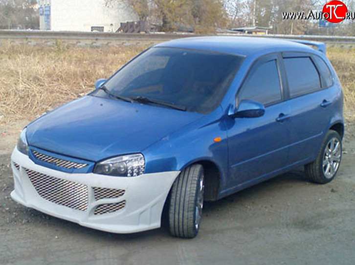 2 099 р. Передний бампер M-VRS Лада Калина 1118 седан (2004-2013) (Неокрашенный)  с доставкой в г. Тольятти