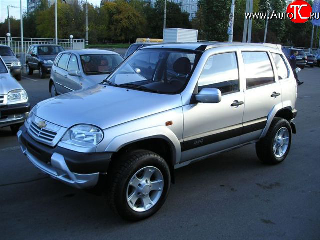 889 р. Накладки на зеркала Трофи после 2005 г.в Chevrolet Niva 2123 дорестайлинг (2002-2008) (Неокрашенные)  с доставкой в г. Тольятти