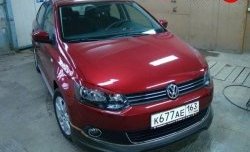 1 149 р. Реснички Racing  Volkswagen Polo  5 (2009-2015) седан дорестайлинг, хэтчбек дорестайлинг (Неокрашенные)  с доставкой в г. Тольятти. Увеличить фотографию 4