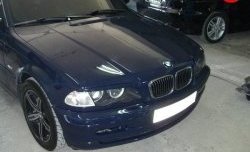 1 149 р. Реснички CarZone  BMW 3 серия  E46 (1998-2001) седан дорестайлинг (Неокрашенные)  с доставкой в г. Тольятти. Увеличить фотографию 6