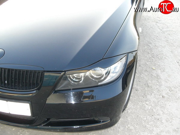 1 149 р. Реснички AC Shnitzer  BMW 3 серия ( E90,  E91) (2004-2012) седан дорестайлинг, седан рестайлинг, универсал рестайлинг (Неокрашенные)  с доставкой в г. Тольятти