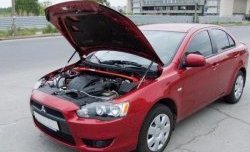 Упоры капота Sport Mitsubishi Lancer 10 CY хэтчбэк дорестайлинг (2007-2010)